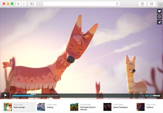 استفاده از ویدئو در اسلایدر رولوشن