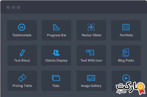 ویژوال کامپوزر درگ اند دراپ پیچ بیلدر در قالب وردپرس سالینت