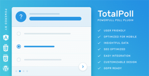 دانلود افزونه TotalPoll Pro برای وردپرس - نظرسنجی پیشرفته