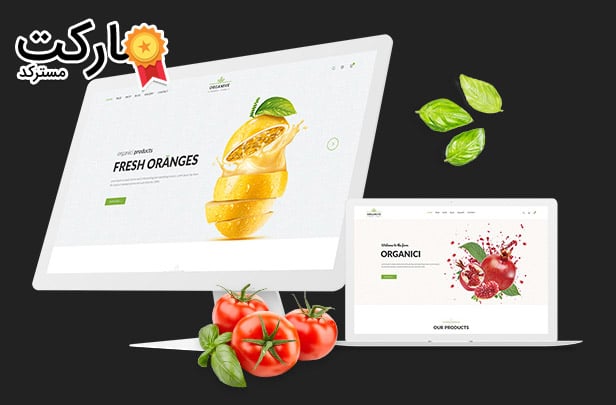 دانلود Organive - قالب HTML فروش مواد غذایی و محصولات ارگانیک