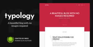 دانلود قالب Typology - قالب مینیمال وردپرس