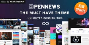 دانلود قالب PenNews برای وردپرس