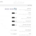 پنل تنظیمات قالب Camille