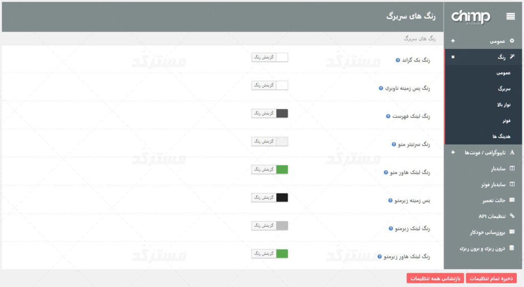 ترجمه قالب JobCareer به زبان فارسی
