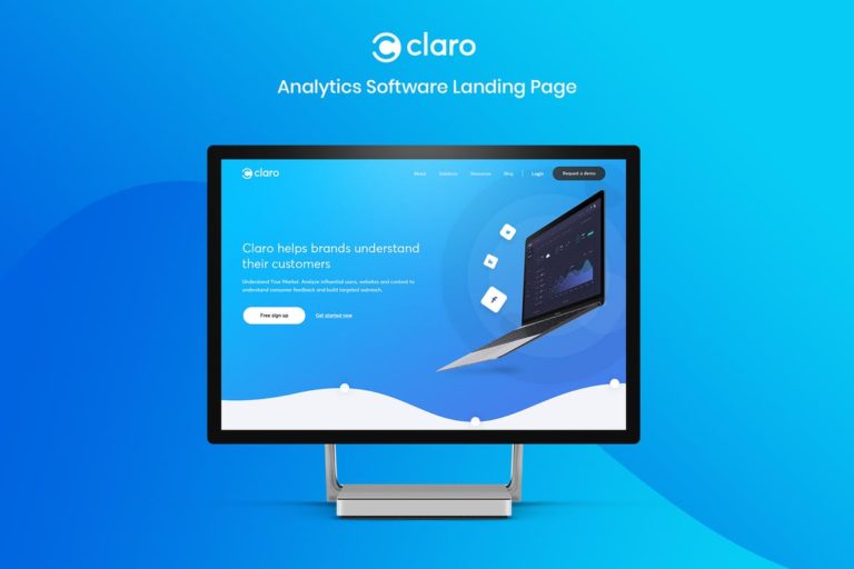 دانلود Claro - Agency PSD Template