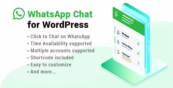 دانلود افزونه WhatsApp Chat برای وردپرس