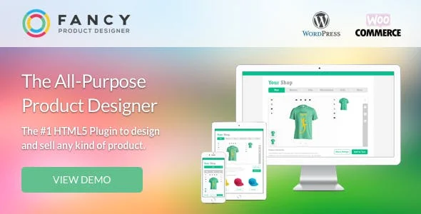 دانلود افزونه Fancy Product Designer برای ووکامرس
