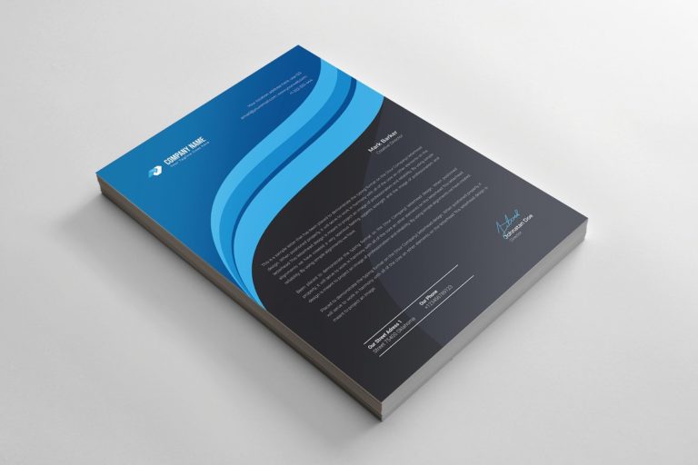 دانلود Letterhead 2840828 فایل لایه باز سربرگ شرکتی