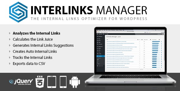 دانلود افزونه Interlinks Manager برای وردپرس