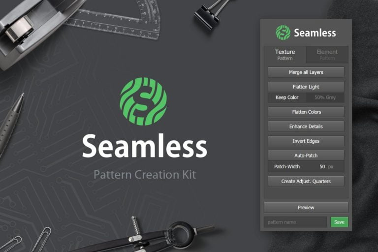دانلود Seamless - Pattern Creation Kit - کیت ساخت الگو و پترن