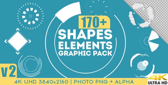 دانلود Shapes & Elements Graphic Pack - پک گرافیکی اشکال و عناصر