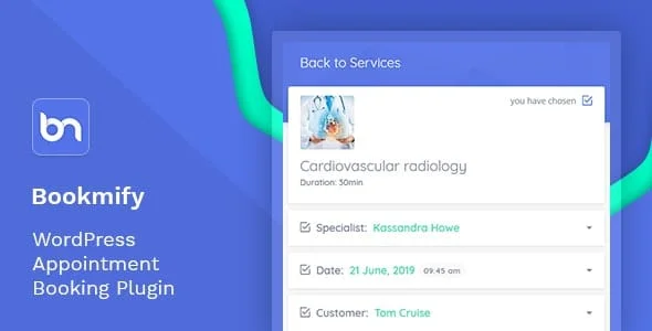 دانلود افزونه Bookmify برای وردپرس