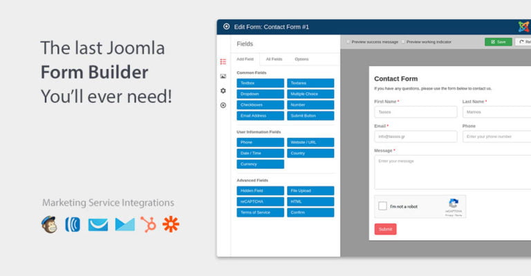 دانلود Convert Forms Pro برای جوملا