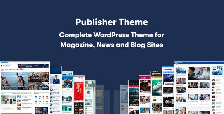 دانلود قالب Publisher Pro برای وردپرس