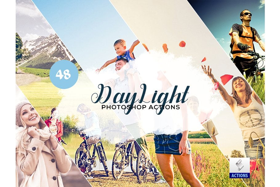 دانلود 48 DayLight Photoshop Actions - اکشن فتوشاپ