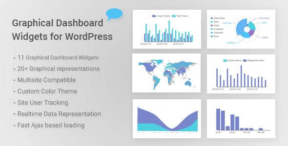 دانلود افزونه Graphical Dashboard Widgets for WordPress