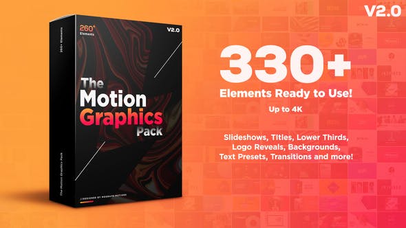 دانلود Motion Graphics Pack V2 برای افتر افکت