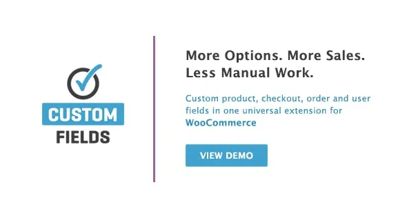 دانلود افزونه WooCommerce Custom Fields برای وردپرس