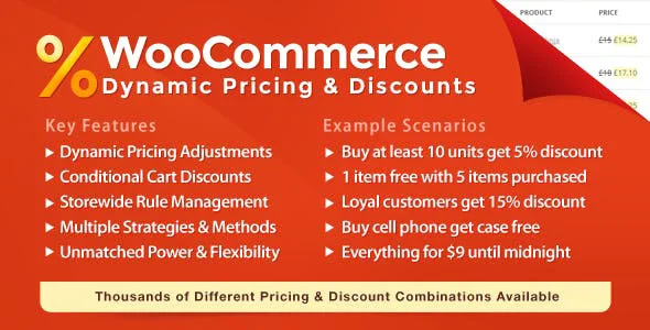 دانلود افزونه WooCommerce Dynamic Pricing & Discounts