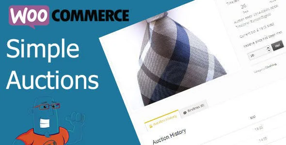 دانلود افزونه WooCommerce Simple Auctions - مزایده ووکامرس