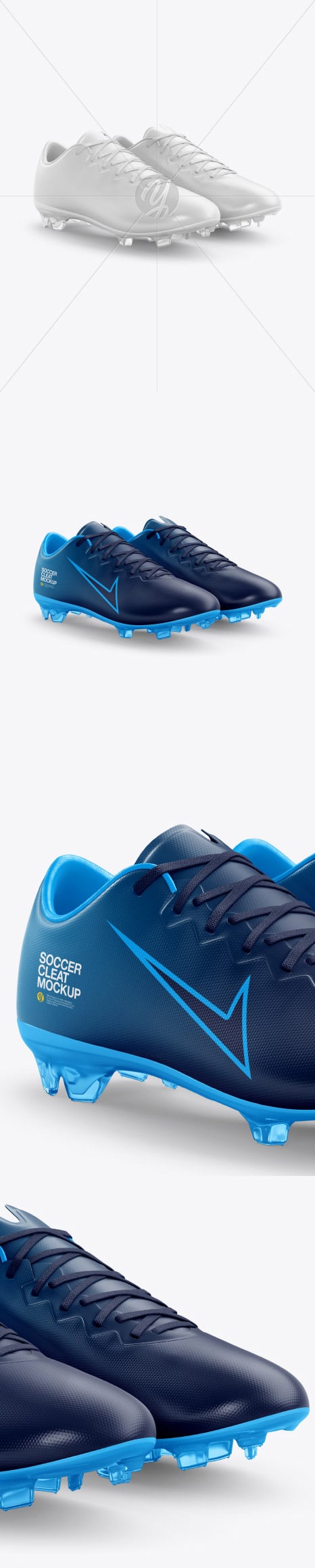 دانلود Soccer Cleats mockup Half Side View - موکاپ کفش ...