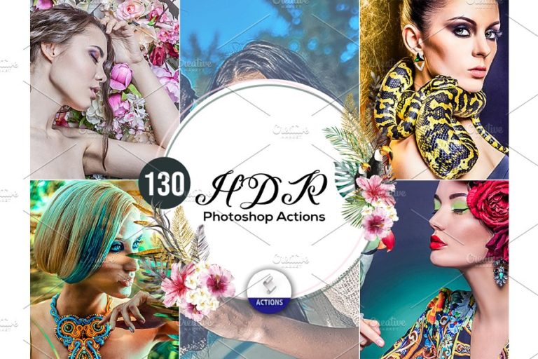 دانلود 130 HDR Photoshop Actions