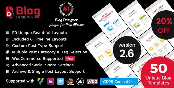 دانلود افزونه Blog Designer PRO for WordPress