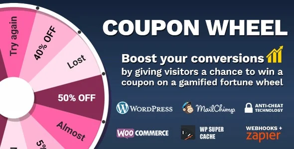 دانلود افزونه Coupon Wheel For WooCommerce and WordPress