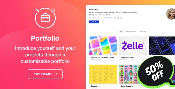 دانلود افزونه نمونه کار Portfolio Gallery برای وردپرس