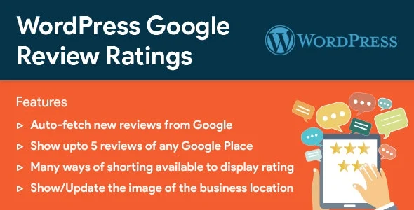 دانلود افزونه WordPress Google Reviews & Ratings
