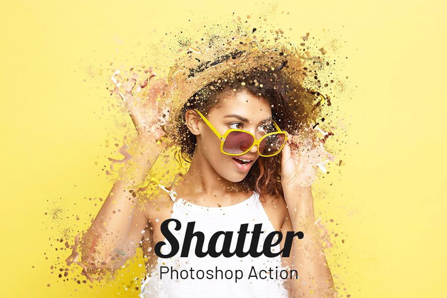 دانلود Shatter Photoshop Action - اکشن فتوشاپ