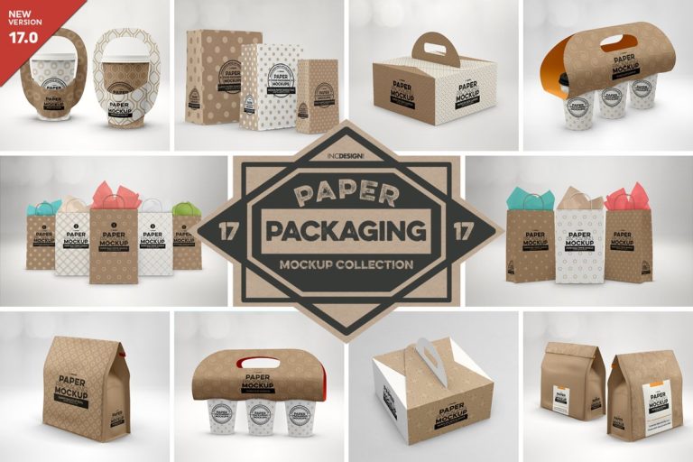 دانلود VOL. 17 Paper Box Packaging Mockups - موکاپ بسته بندی مقوایی