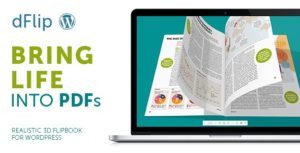 دانلود افزونه dFlip PDF FlipBook برای وردپرس