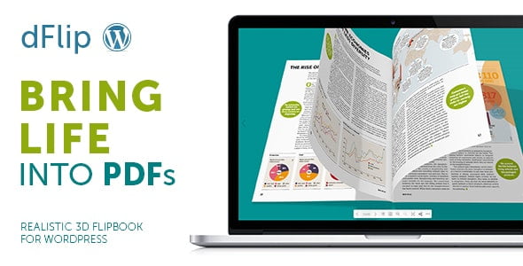 دانلود افزونه dFlip PDF FlipBook برای وردپرس