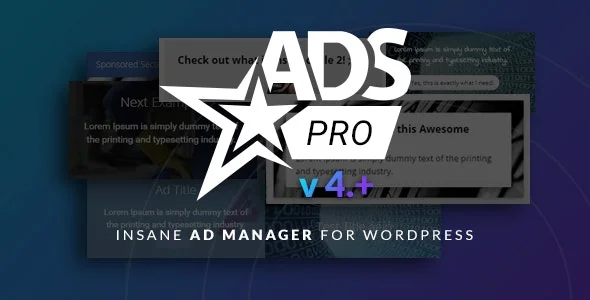 دانلود Ads Pro Plugin - افزونه مدیریت تبلیغات وردپرس