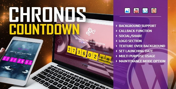 دانلود افزونه Chronos CountDown برای وردپرس