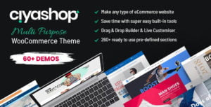 دانلود قالب فروشگاهی چندمنظوره CiyaShop برای وردپرس