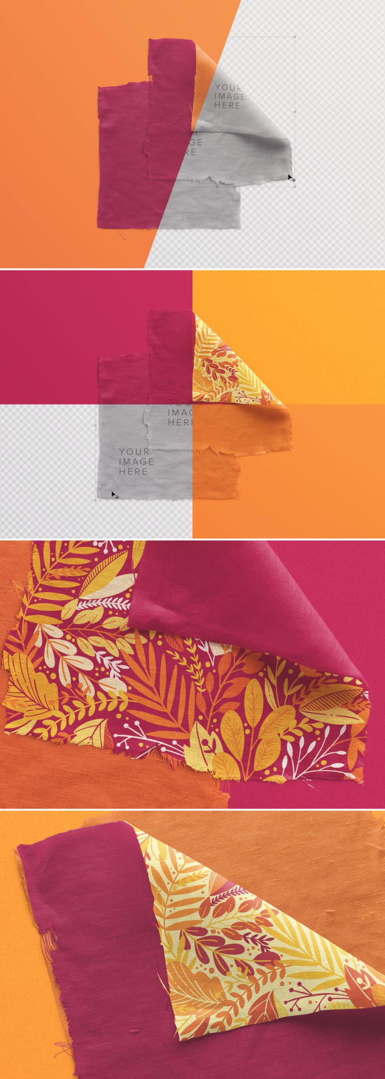 دانلود Fabric Linen Mockup - موکاپ پارچه