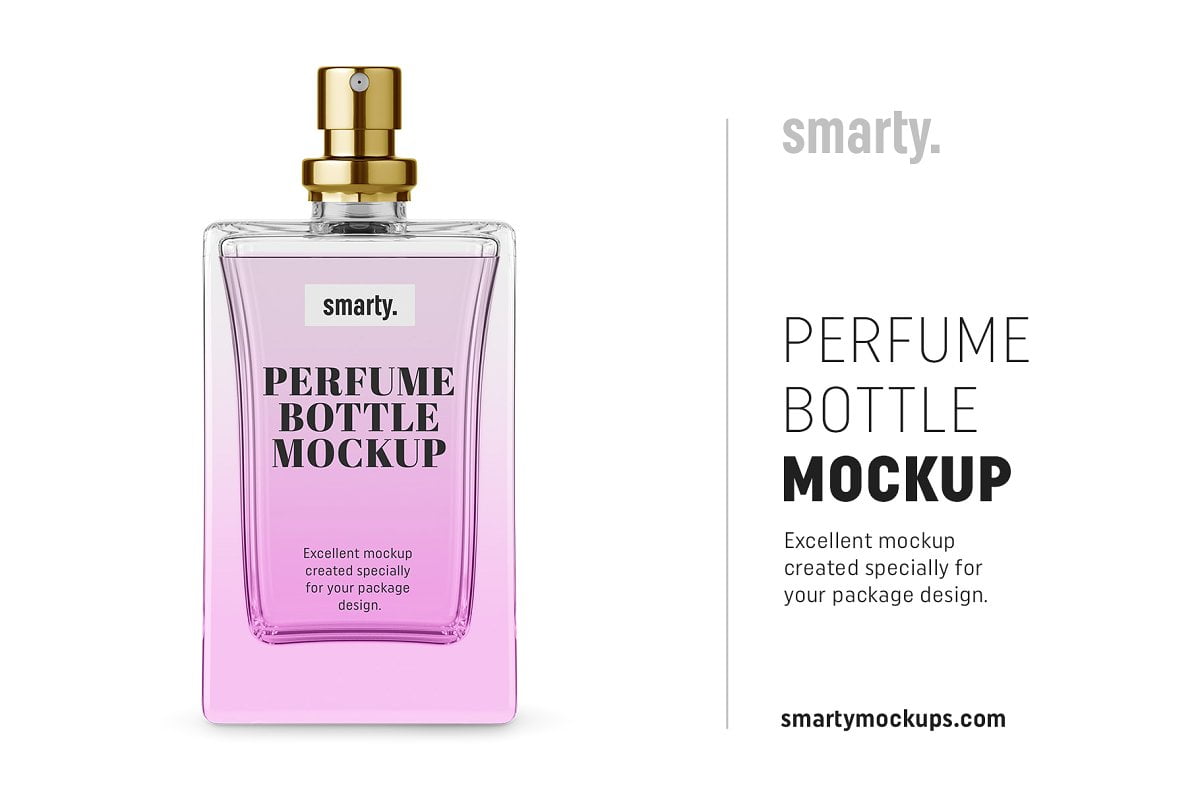 دانلود Perfume bottle mockup - موکاپ شیشه عطر