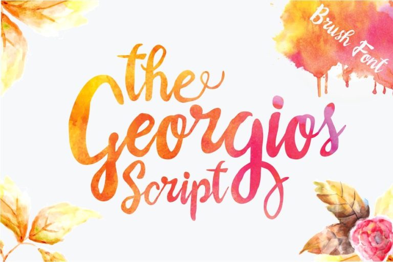دانلود The Georgios - فونت انگلیسی