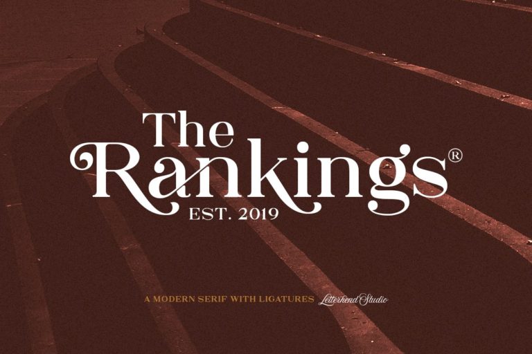 دانلود The Rankings Serif - فونت رنکینگز