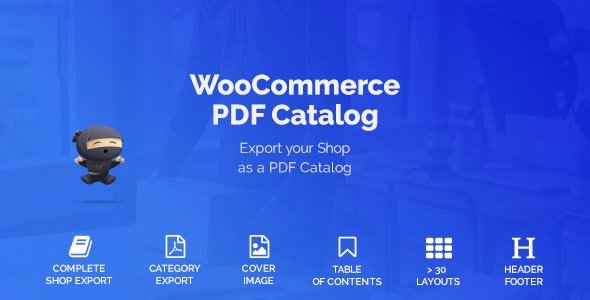 دانلود افزونه WooCommerce PDF Catalog برای وردپرس
