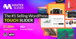 دانلود افزونه Master Slider برای وردپرس - اسلایدر لمسی