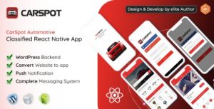 دانلود اپلیکیشن CarSpot – Dealership Classified React Native App