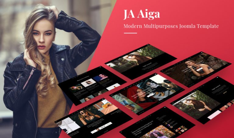 دانلود قالب JA Aiga برای جوملا