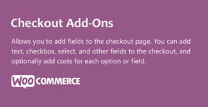 دانلود افزونه WooCommerce Checkout Add-Ons