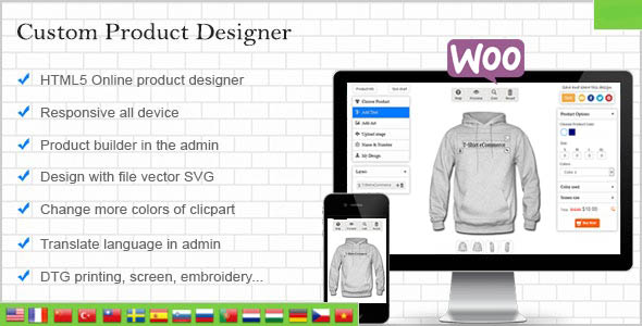 دانلود افزونه WooCommerce Custom Product Designer