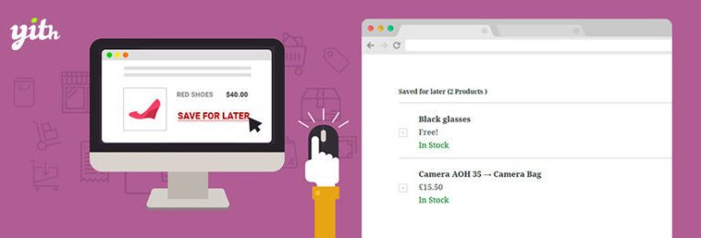 دانلود افزونه YITH WooCommerce Save for later Premium