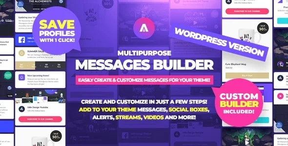دانلود افزونه Asgard - Multipurpose Messages and Social Builder