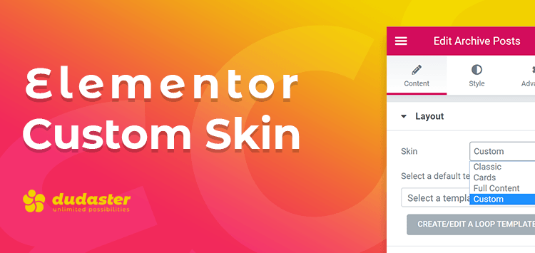 دانلود افزونه Elementor Custom Skin Pro